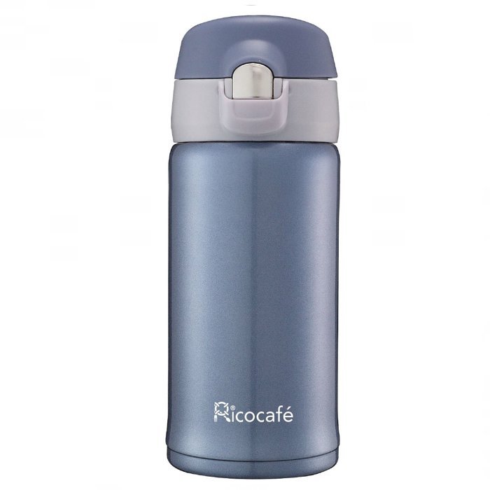 RICO瑞可 350ml 彈蓋式保溫杯 (璀璨黑)